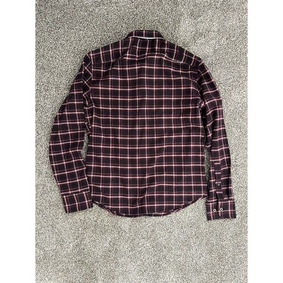 Men’s UNTUCKit Long Sleeve Benoit Plaid Button Front Shirt NWT Small Plaid - Picture 2 of 5